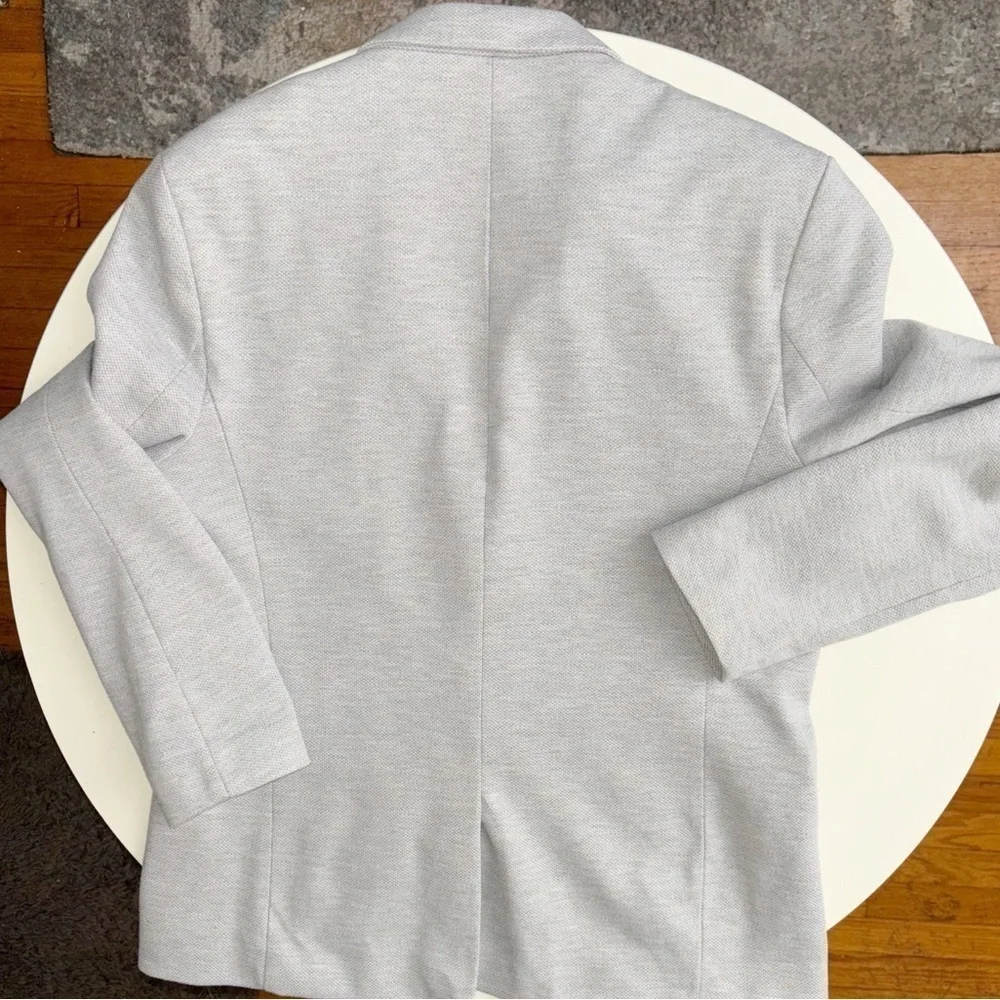 Zara Essentials Men’s Blazer Jacket Size XL Gray